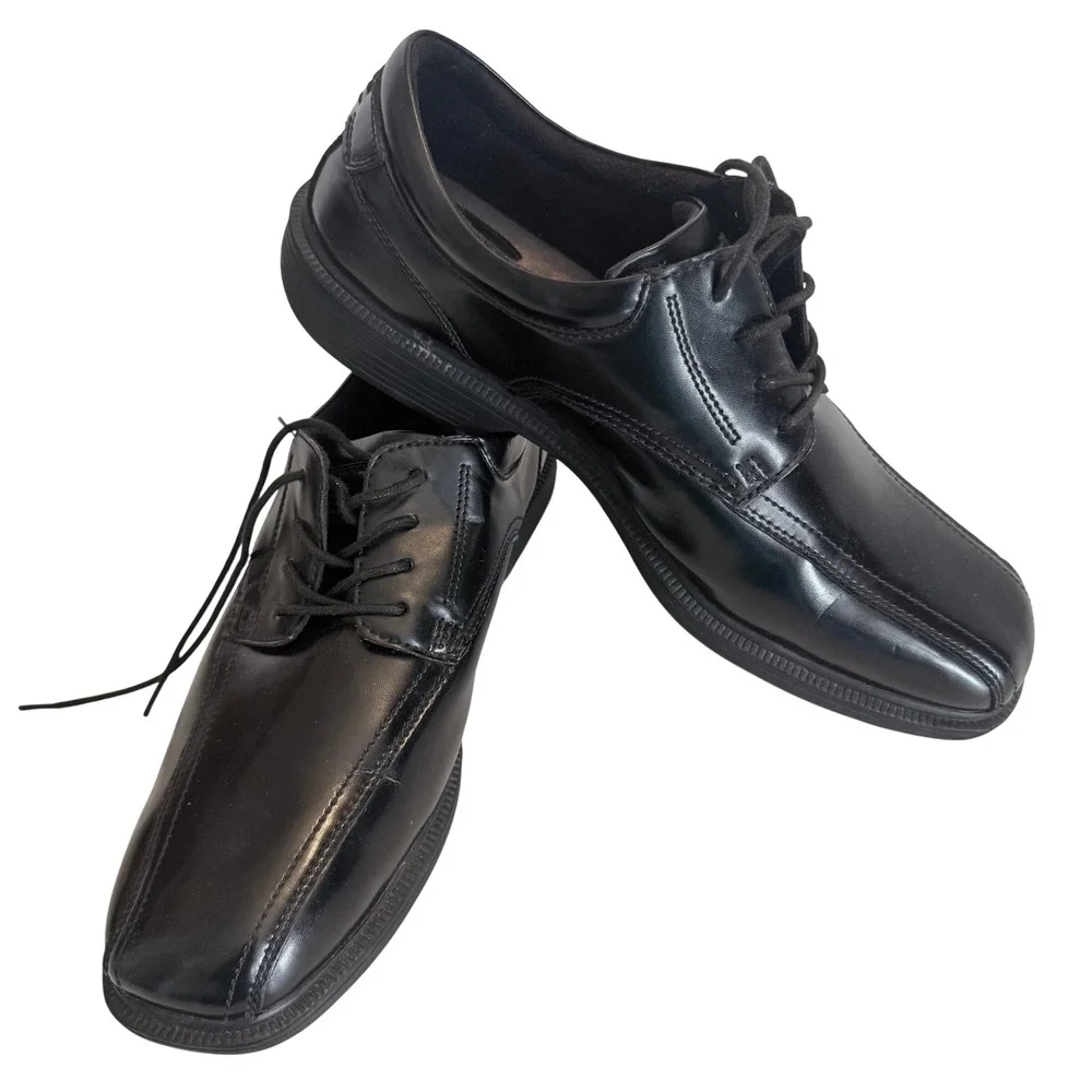 Nunn Bush Kore Oxford Shoes Mens 11W Black Leather Comfort Gel Formal